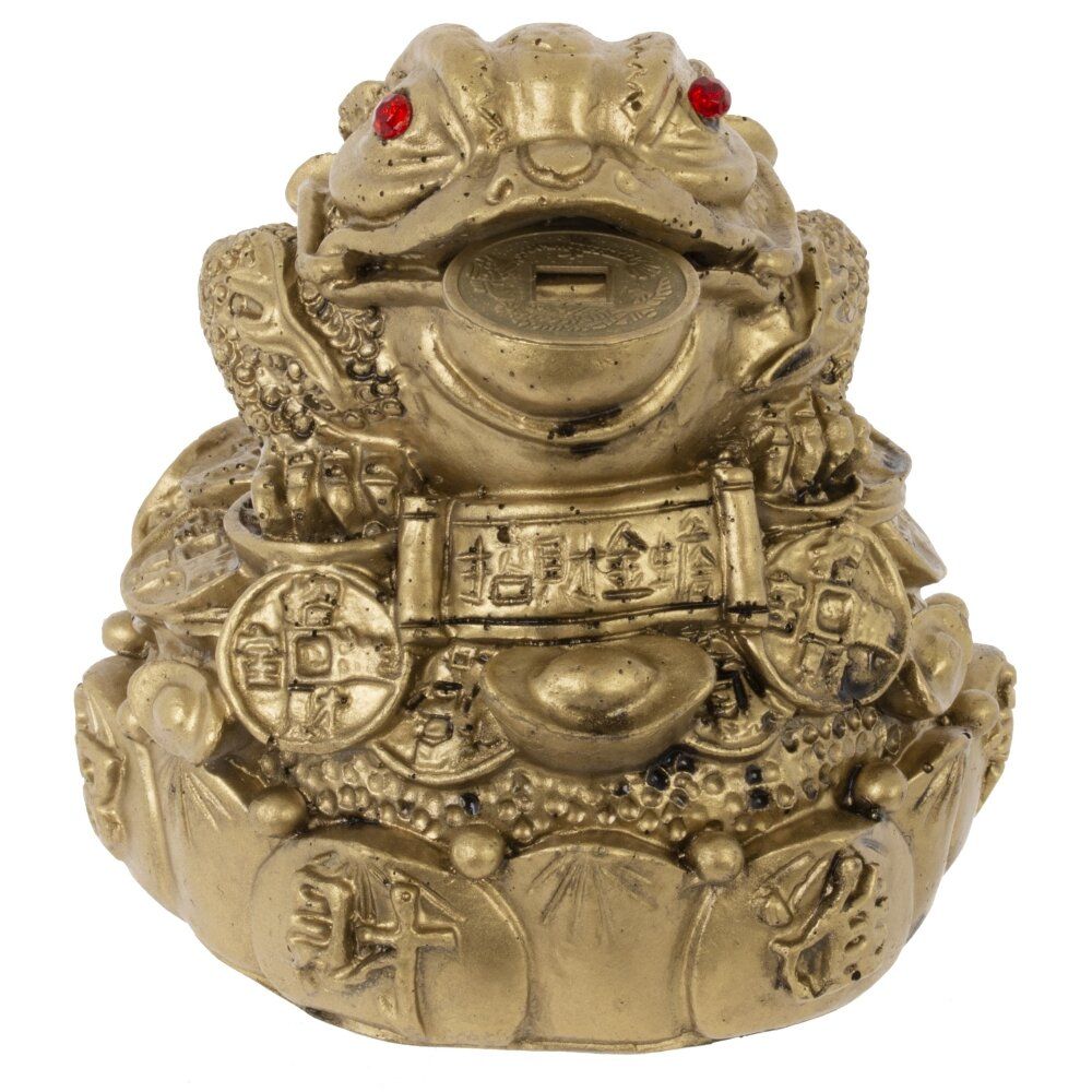 GAEM Фигурка декоративная "Лягушка денежная", L7,5 W7 H7,5 см