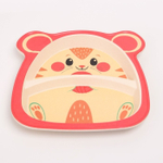 4167340 Набор бамбуковой посуды "Хомяк", тарелка, миска, стакан, приборы, 5 предметов