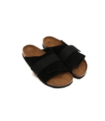 Шлепанцы кожаные kyoto vl Birkenstock - черный(1022566)