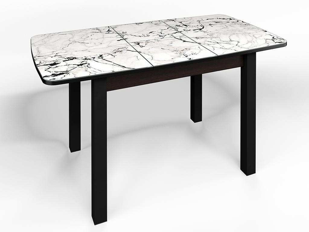 Стол СМ-1 Флорида ноги окрас квадратный венге/черный