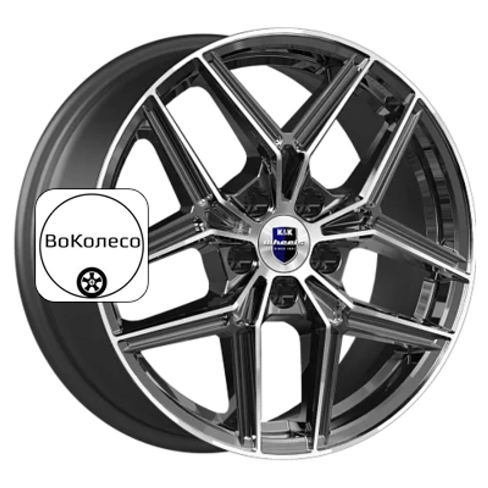 7x17/5x114,3 ET38 D67,1 Юнион (КС1025) Алмаз черный K&K