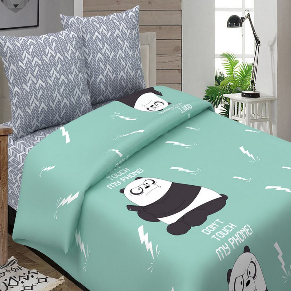 Комплект постельного белья "ВЛ. БУКА", поплин Премиум, 100% хлопок.