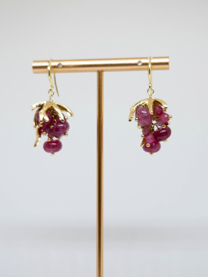 Серьги из турмалина