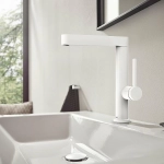 Смеситель для раковины Hansgrohe Finoris 76060700 белый матовый