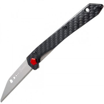 Складной нож Sandrin The TCK SND/The TCK - Tungsten Carbide Knife c клинком из стали Tungsten Carbide, рукоять карбон / Stainless Steel