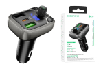 FM модулятор (трансмиттер) автомобильный BOROFONE BC38 PD20W+ QC3.0 BT/USB/SD/FM, черный