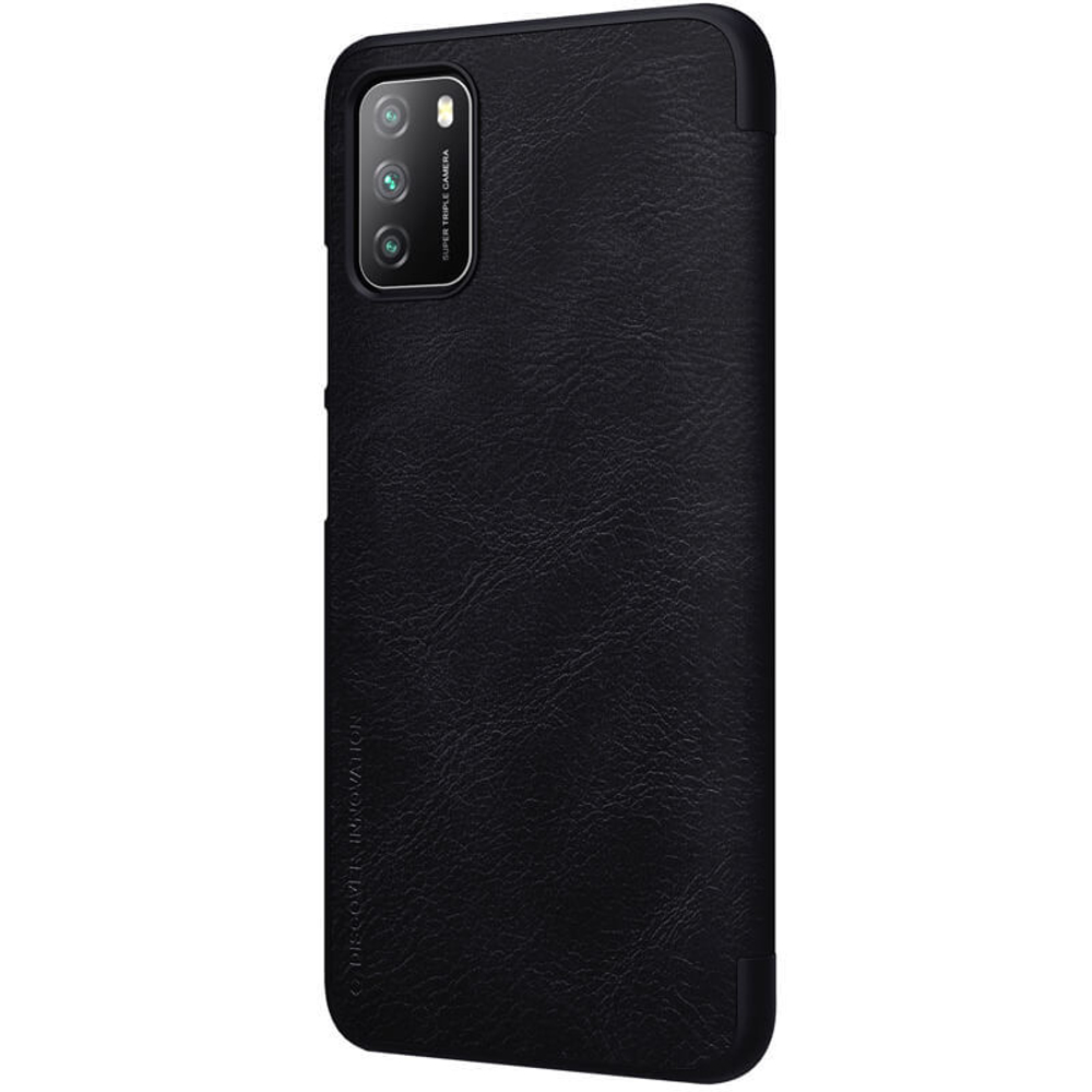 Кожаный чехол-книжка Nillkin Leather Qin для Xiaomi Poco M3