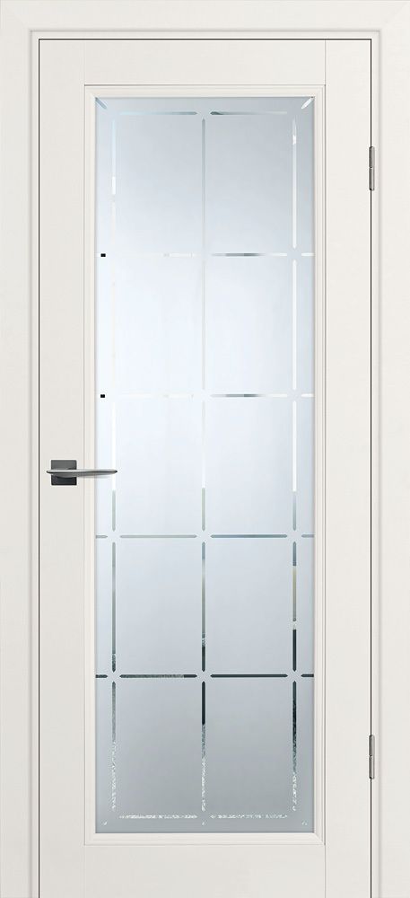 Дверь PSU-35 / Цвет Зефир / Сатинат, худ. гравировка / Двери PROFILO PORTE
