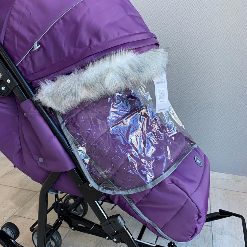 Коляска комбинированная «Ника Детям 7-5SK» черничный (арт. НД7-5SK/1)