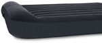 Мaтрас нaдувной Intex 64142 Pillow Rest 137х191х42 см / Крoвать нaдувная Интeкс полуторная велюровая со встроенным электронасосом 220V и подголовником