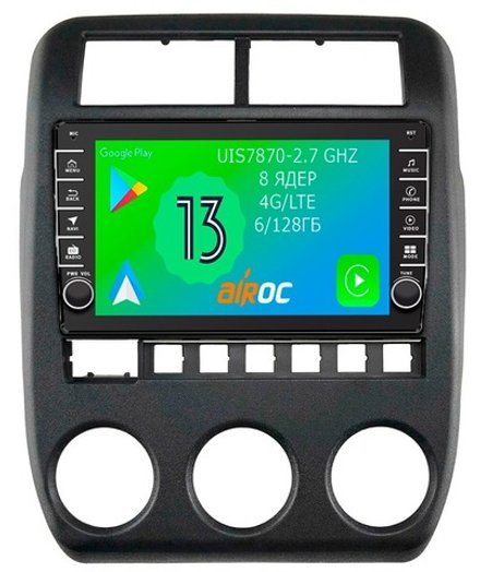 Магнитола для Lada 4x4, Niva Legend, Urban, Bronto 2019-2023+ - Airoc AB-3002 (кнопки и крутилки), Android 13, TS20, 6/128Гб, SIM-слот, CarPlay