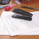 Степлер №24/6, 26/6 металлический BRAUBERG "Office Expert", до 25 листов, черный, 228593