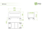 Подставка для ПК ErgoFount BPCH-04