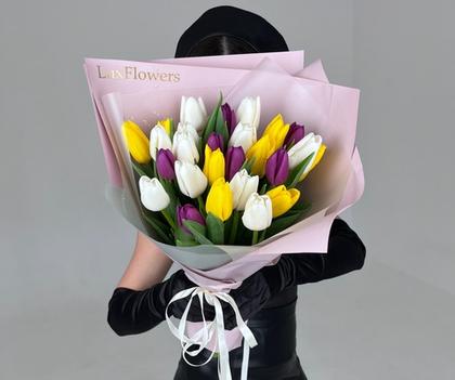 25 тюльпанов премиум микс ( Голландия )