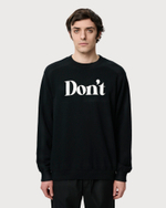 UNDERCOVER СВИТШОТ ЧЕРНЫЙ DON'T