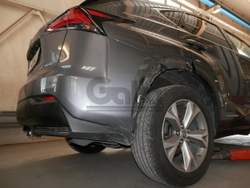 Фаркоп оцинкованный Galia L027A для LEXUS NX 300H, NX 300 2014-(паспорт и сертификат в комплекте)(без электрики)