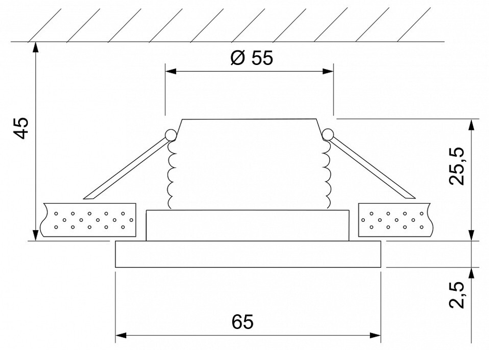 Встраиваемый светильник Elektrostandard 15272/LED a056030