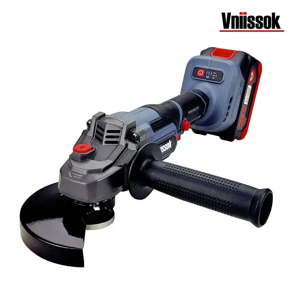 Шлифмашина угловая бесщеточная аккумуляторная УШМ 21V 2АКБ