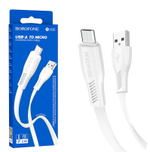 Кабель USB - Micro BOROFONE BX85 (белый) 1м