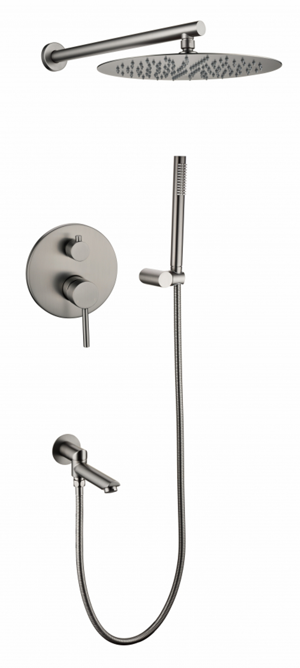 Душевая система скрытого монтажа Grocenberg GB5099BG-1  Графит