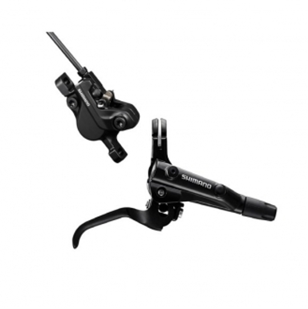 Тормоз диск. Shimano, MT501, BL(прав)/BR-MT500(задн), полимер. колодк., 1700мм, цв. Черный EMT5012KR