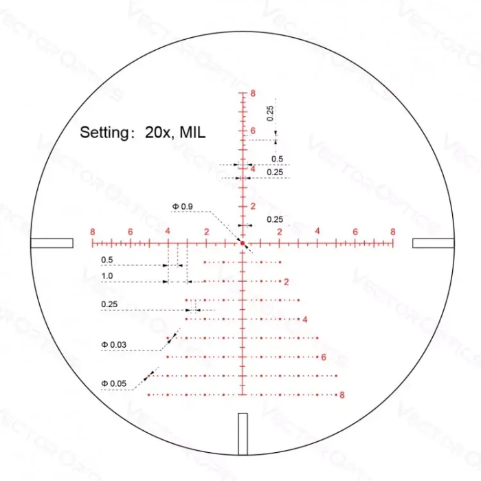 Прицел Vector Optics Continental X6 4-24x50 Tactical FDE (SCOL-43)