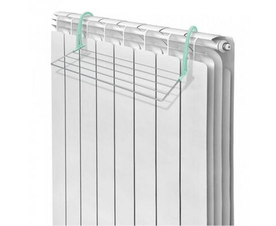 Сушилка для белья навесная на батарею Товар для дома Сушка одежды Складная Nika Ника 450х340х180 СБ5-45П/С