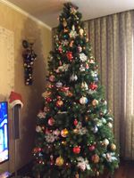 Ель искусственная «Русская Императрица» (Литая хвоя) от 1,2 м до 3 м