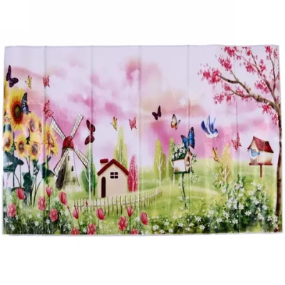 Наклейка на кафельную плитку 60*90см «Райский сад»