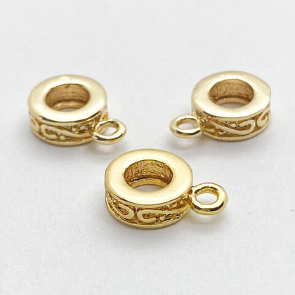 Бейл, цвет золото, размер 11*3 мм, цена за 1 шт