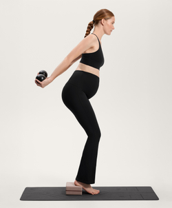 OYSHO Брюки-клеш для беременных Comfortlux 80 см, черный