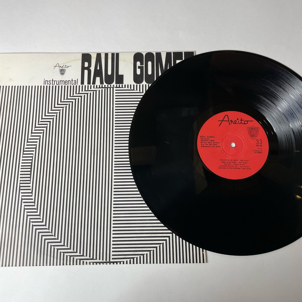 Винтажная виниловая пластинка LP Raul Gomez Instrumental (Cuba Куба 1977)