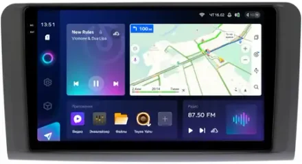 Магнитола для Mercedes-Benz GL (X164), ML (W164) 2005-2012 (рамка матовая) - Teyes CC3-2K на Android 10, 2K QLED, ТОП процессор, CarPlay, 4G SIM-слот