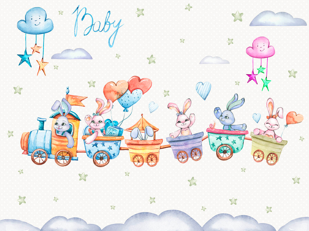 Дизайнерские обои Wall Street Rabbit Room