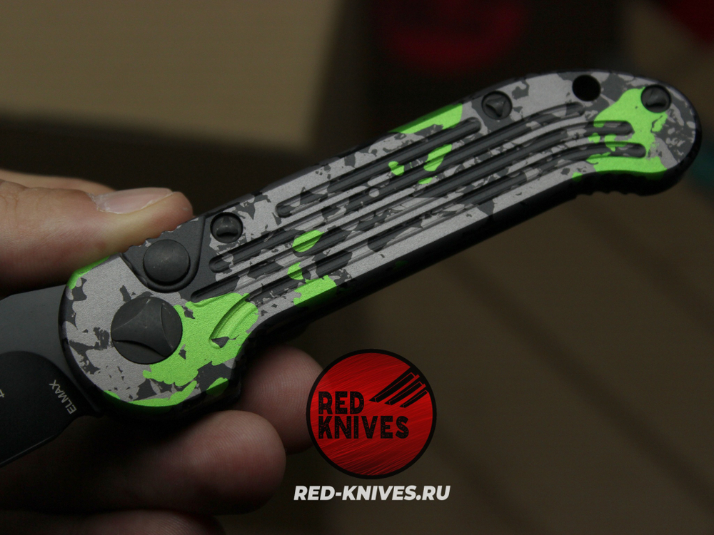 Нож Microtech LUDT (болотный камуфляж V.2) эксклюзив RED-Knives RK-532
