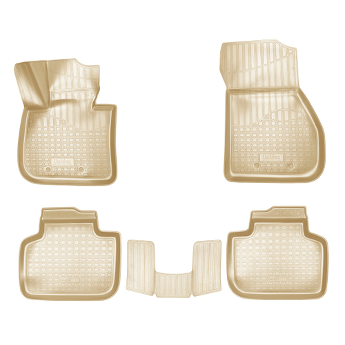 Ковры в салон Norplast/Unidec для BMW X1 в кузове F48 (2015-), Бежевый, арт.NPA11-C07-510-B