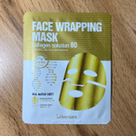 Маска-обертывание для лица Berrisom Face Wrapping Mask Collagen Solution 80 тканевая с коллагеном 27 мл