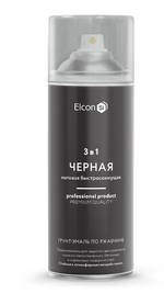 Аэрозольная грунт-эмаль по ржавчине 3 в 1 Elcon, матовая, 520 мл