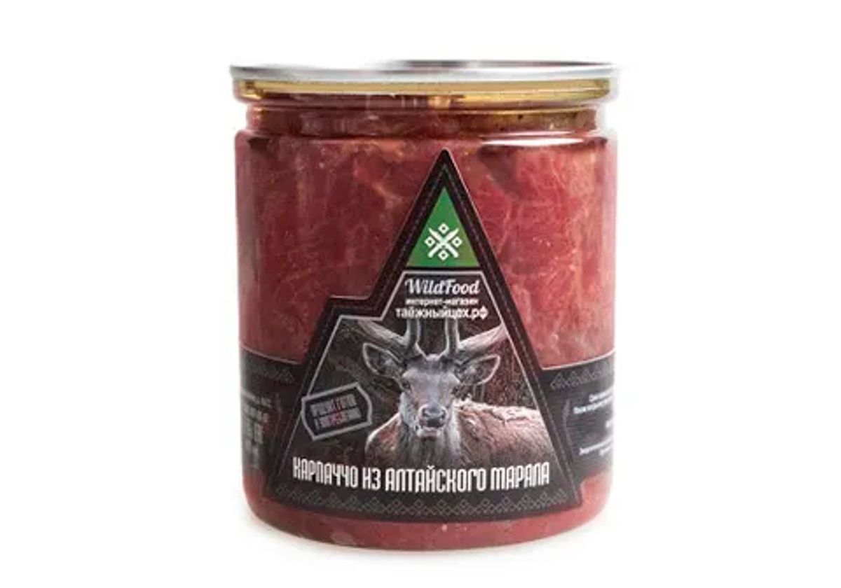 Карпаччо из марала с таежными травами, 460г