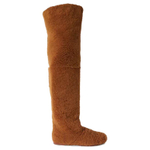 Loro Piana Over the knee Boots Women"s Brown