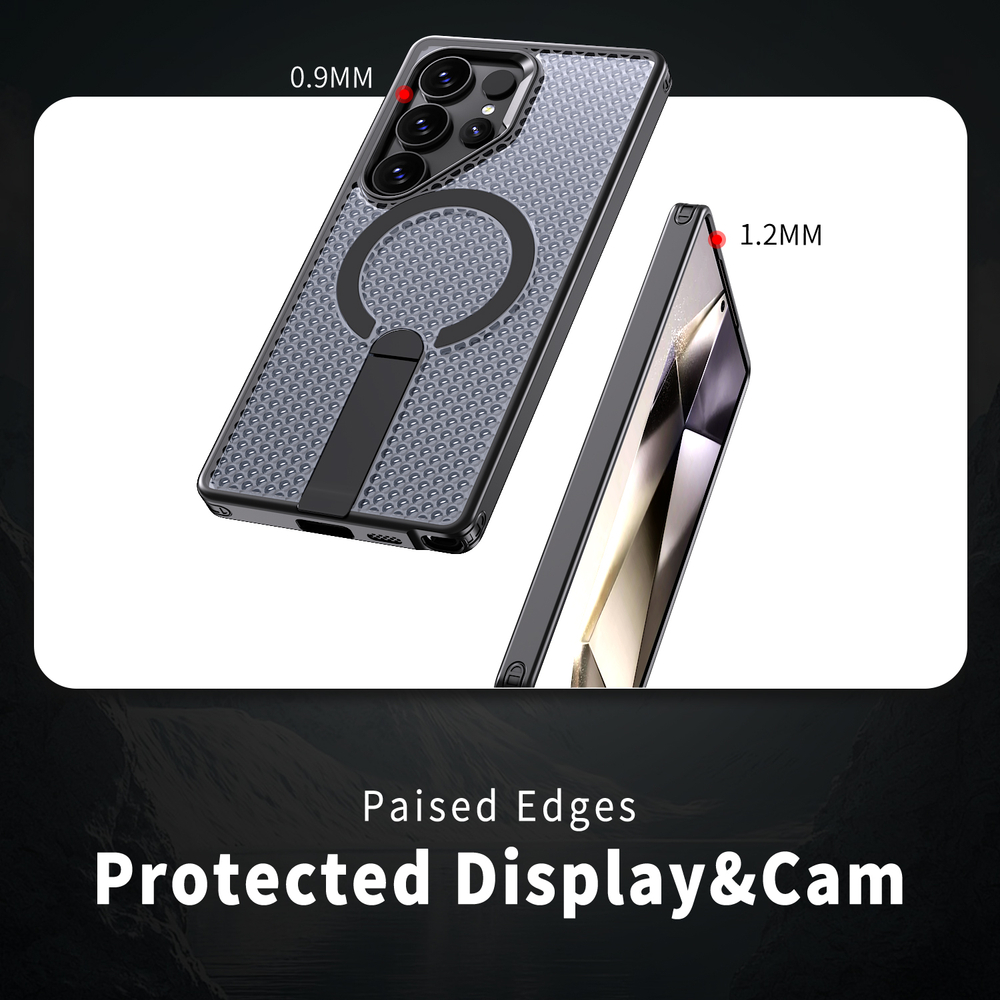 Прозрачный чехол Mesh Pro Magnetic Case для Samsung Galaxy S23 Ultra