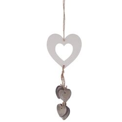 GAEM Украшение новогоднее "Сердце", L8 W1 H20 см, 2в.