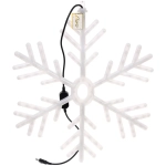 Фигура светодиодная «Морозная снежинка» 58 см, 258 ламп LED,авторежим, 220V, Синий/белый