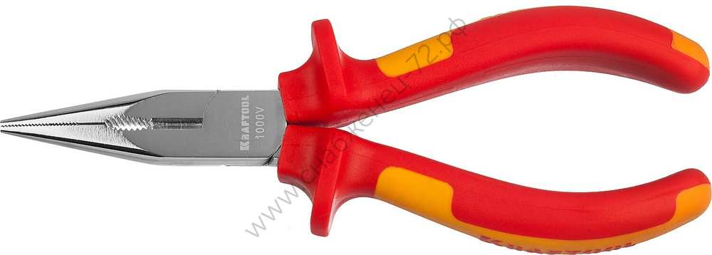 KRAFTOOL Electro-Kraft 160 мм, Тонкогубцы (2202-3-16)