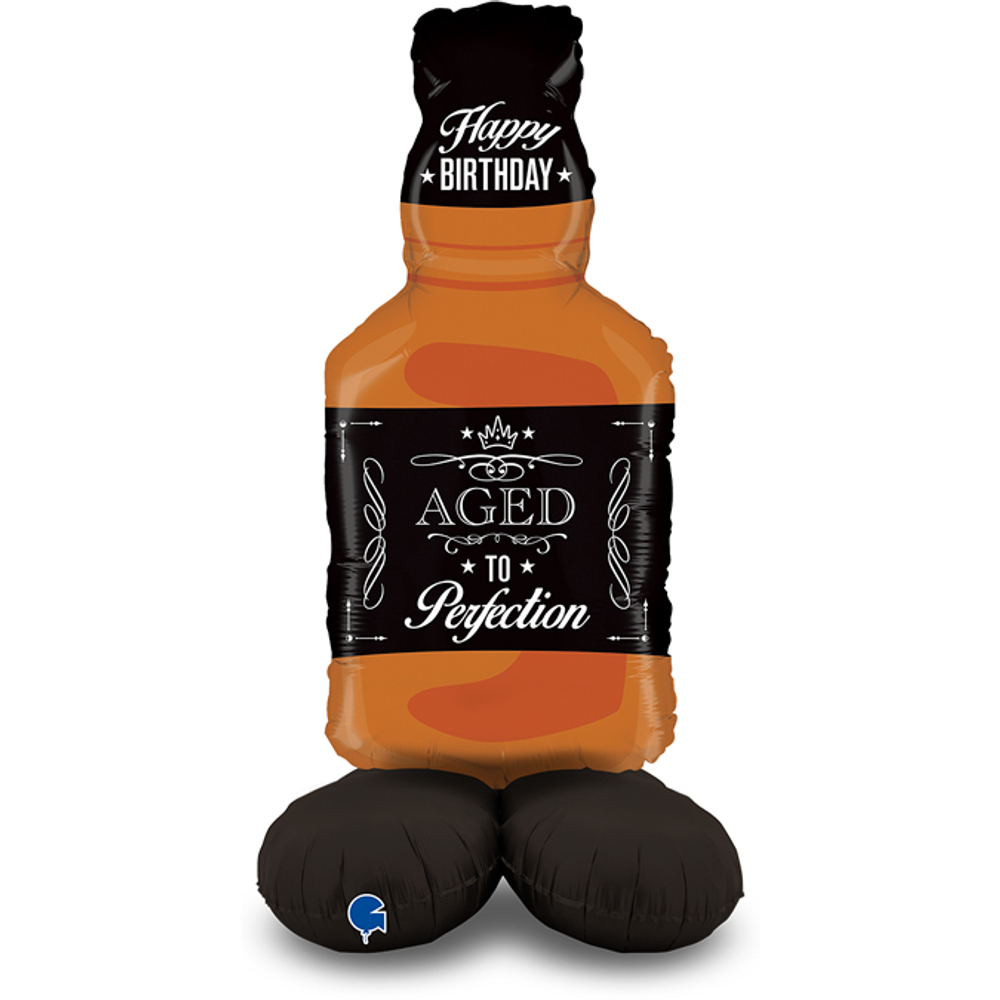Шар 3D (50''/127 см) Фигура на подставке, Бутылка Виски