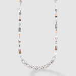 Колье-трансформер 4-in-1 Coeur de Lion Grey-Beige 4520/10-1210
