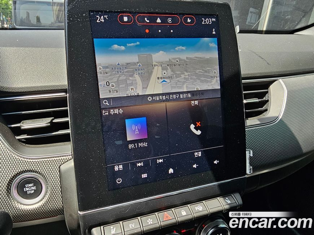 Renault Korea (Samsung) XM3 1.6 E-TECH 인스파이어 e-시프터 (10.2022)