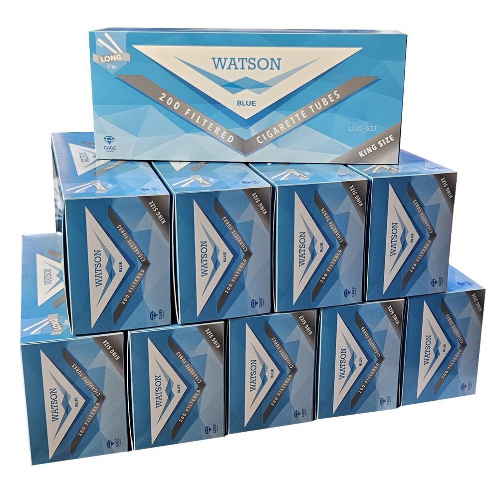 Гильзы для сигарет "Watson" KS Blue Extra Long 24мм 10x200шт
