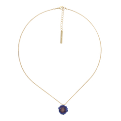 Колье Franck Herval, Mellina, с цветной смолой и кристаллом, FH26.1-15-64571 (синий)
