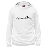 Толстовка "Бигль  сердечный ритм"